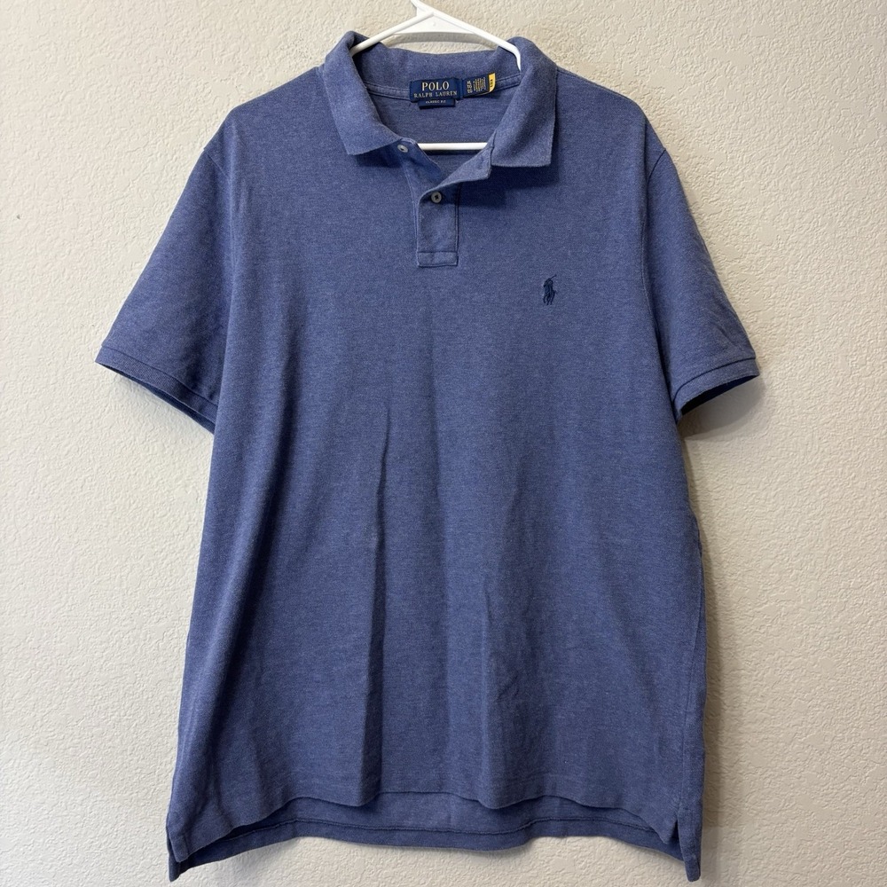 Polo Ralph Lauren Men's Classic Fit Blue Shirt Size XL